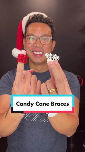 🤍❤️ #candycane #braces