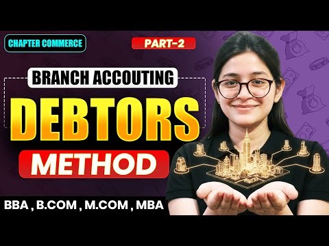 Sale On Cash Basis | Debtors Method | Goods Received On Cost Price | Part 2 | Branch Accounting