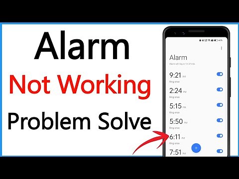 Mobile Alarm Not Working | Alarm Sound No working On Android