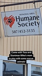 Winona Area Humane Society in Winona Minnesota 🐾 Visits are by appointment ONLY. Donation link in my bio! rescueanimals #shelterdog #cats #puppies | Abby Jimenez
