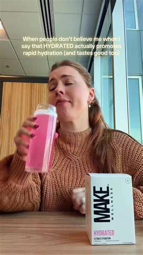 Scientifically backed? Say less... Delicious, revitalizing ingredients in HYDRATED work together to Replenish, Prepare, and Harmonize your body. #MAKEwellness #HYDRATED