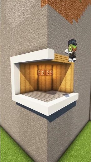 Minecraft Ultimate Mountain Base🏠 #shorts