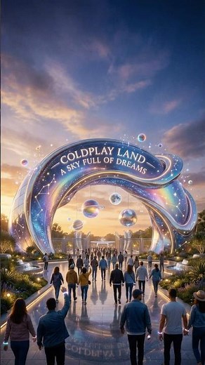🎆🎡 COLDPLAY LAND — A SKY FULL OF DREAMS #Coldplay #ColdplayLand #ColdplayFans #ColdplayWorld