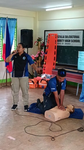 2.3K views · 43 reactions | Proper position when performing CardioPulmonary Resuscitation (CPR) Demo by: 100025839531258:2048:Rodessa Ale & 100039285073457:2048:Jul-ace Laba ( EMT-B) #semsrarescueteam #fypシ゚ #savelives Part 5 | Mehjay Quion | Facebook