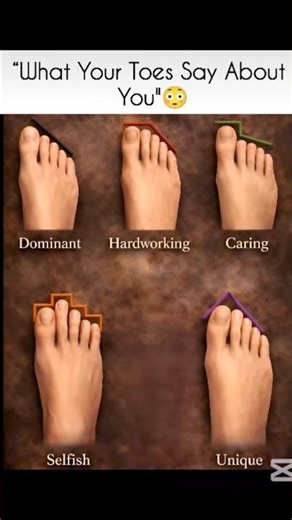 "What Your Toes Say About You"🫨
