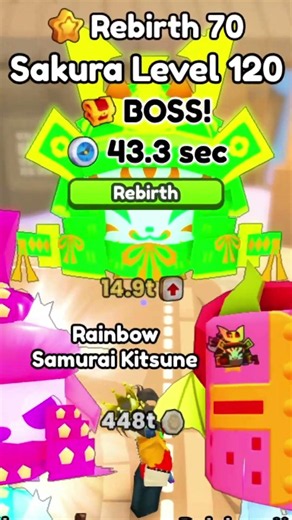 i GOT a 1001 Samurai Kitsune in Pet Simulator 99!