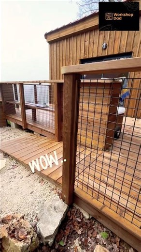 CHALET COOCONING GARDE CORPS #maker #diy #bricolage #woodworking #decoration #renovation #video