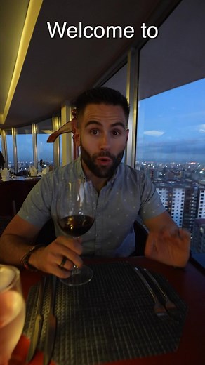 2.8K views · 84 reactions | This the last functioning revolving restaurant in Kenya!Welcome to The view located on the 24th floor of the Mövenpick Hotels & Resorts in Westlands.The food was delicious, especially the chocolate mouse and they also had a great wine selection as well. Make sure to be there at around 6pm to enjoy the sunset and a 360 degrees view of the Nairobi skyline. #revolvingrestaurant #nairobi | Dave Mani | Facebook