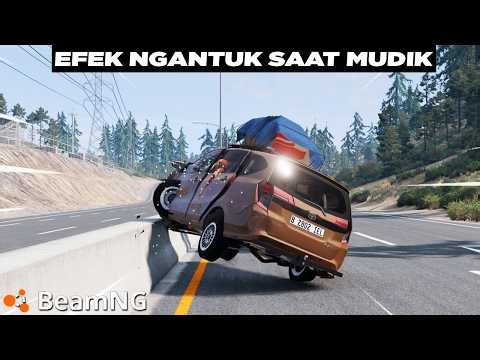 Ketika Supir Sudah Lelah Tapi Tetap Menyetir 🥱😪 BeamNG Drive Gameplay Indonesia