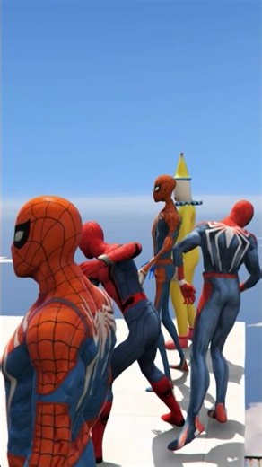 GTA 5 Crazy Ragdolls RED SPIDERMAN VS YELLOW MINION VS RED MINION episodes 08