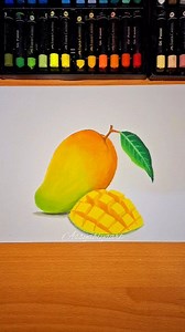 212K views · 4.9K reactions | Tutorial menggambar mangga yang mudah menggunakan oil pastel Black Edition dari Faber-Castell. #FaberCastell #FaberCastellCreative #FaberCastellID #Art4All #FaberCastellKreatif #CreativityInYourHands #KreativitasDalamGenggamanmu #BlackEdition #SuperLembut #OilPatel #Tutorial | Assyabiyaart | Facebook