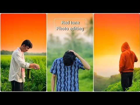 iPhone Style Photo Color Grading on Android 😱 | Red tone photo Editing prompt Trick