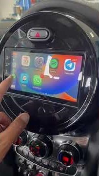 Custom Install Mini Cooper Wireless CarPlay DMX7722DABS #caraudio #applecarplay #carstereo