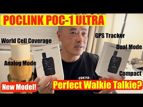 Gear Review POCLink POC-1 ULTRA Global & Off Grid Dual Mode Walkie Talkie, GPS Tracking. No Fees
