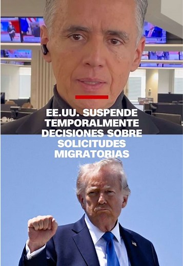 Estados Unidos suspendió temporalmente las decisiones de inmigración como parte de un nuevo esfuerzo de seguridad, según una fuente familiarizada con la situación y un memorando interno revisado por CNN. ¿En qué consiste esta decisión de la administración Trump y a quién afecta? #cnnenespañol