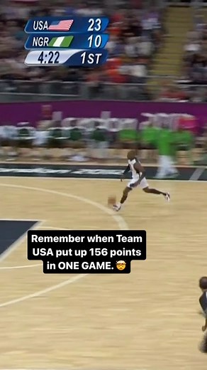 303K views · 44 reactions | Throwing it back to an ALL-TIME performance from Team USA at the London 2012 Olympics as the United States put up 156 POINTS against Nigeria!  | NBC Sports | Facebook