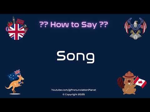 🎶 🎤 How to Pronounce Song? (CORRECTLY) | Pronunciation Planet