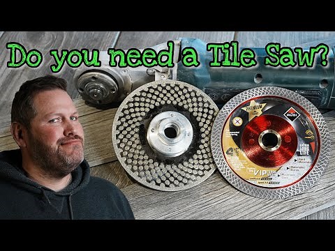 Rubi 4 1/2” Tile Saw Blade, Better than a Tile Saw?