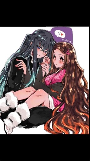 (Cute & Simple): Muichiro x Nezuko | The Cutest Duo! ✨ #DemonSlayer