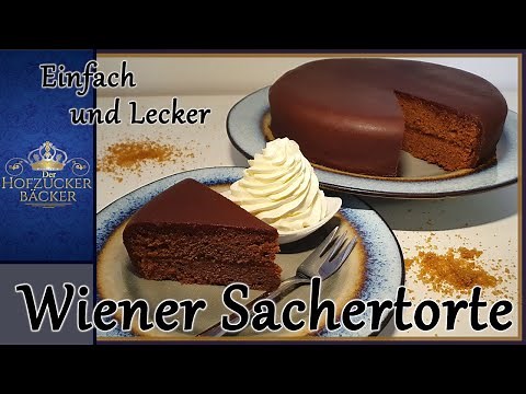 Authentic Viennese Sachertorte with traditional icing / Moist, fluffy, delicious / The Court Conf...