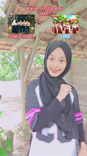 Vina: SMP💙🥰 #shorts #harusberanda #da#djremix #fypシ゚viral #subscribe #fypp #hijabstyle