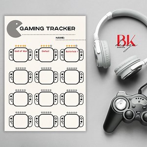 Printable Gaming Tracker: Video Game Progress Planner (digital Download) - Etsy