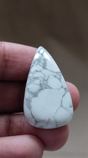 AAA Quality Natural White Howlite Gemstone Cabochon: 34.80 Ct. Loose Stone for Making Jewelry - Etsy
