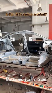14M views · 91K reactions | Is it worth to fix the car after accident? Check it out the video how damage of the car. #mechanic #mechanicjack #restoration #panelbeater #craftsmanship #Nissan | Mechanic Jack's team | Facebook