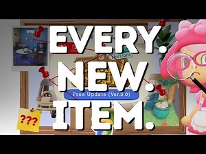 ✨EVERY New Item in ACNH 3.0 Update (All 40+ Items Analysed)🔍✨