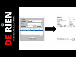 #3 Comment créer une gestion des stock sur Excel | Cours Excel - DE RIEN