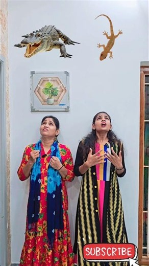 Monika. crocodile 🐊 is coming 😲 | #trending #shorts #monikaprabhu | Monika Prabhu