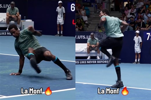 Gaël Monfils' spectacular dance moves steal the show at UTS 2023