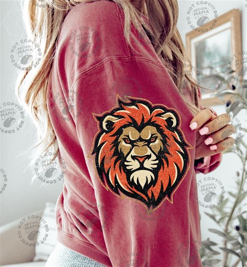 Lion Sport Logo. Svg Png Eps Dxf Cut Files, Glitter Lion Logo PNG, Lion Mascot Logo SVG PNG - Etsy