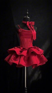 6K views · 265 reactions | ✨ Ravishing in Red – Boned Basque Waist...