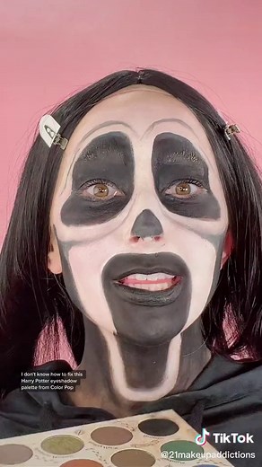 Ghost Face Makeup Transformation Tutorial | Easy Last Minute Halloween Idea