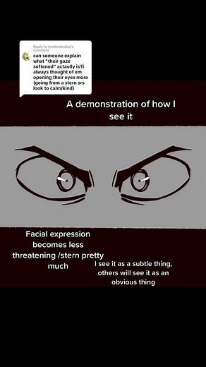 Replying to @mushestoday quickly made this as a sort of reference I like making little changes in expressions lol I can change eyebrow position slightly upwards and get a whole different expression . #art #oc #fyp #animation #hisgazesoftened #trend