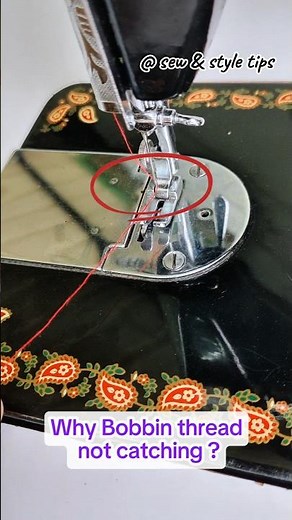 Why bobbin thread not catching ? How to fix shuttle & needle timing in half shuttle sewing machine !