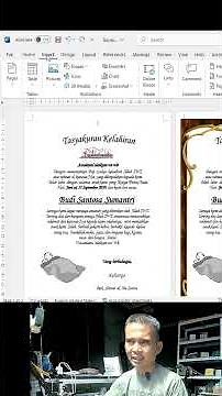 Ms Word Tutorial: How to Create a 1-Page Invitation with 2 Contents #mswordtutorial