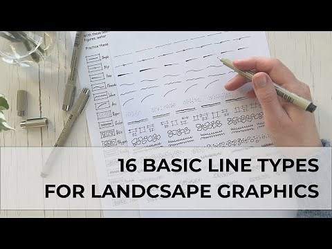 Landscape Graphics for Beginners || Basic Line Types