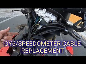 HOW TO FIX A BROKEN SPEEDOMETER CABLE ON A GY6 50CC SCOOTER