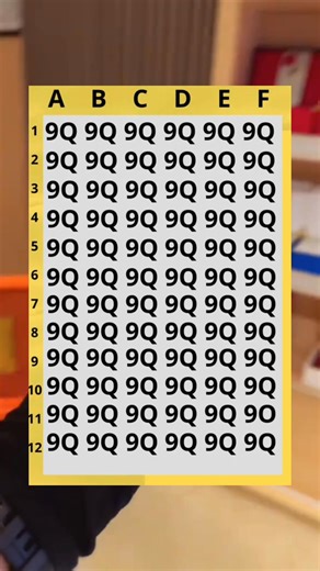 9.1K views · 256 reactions | Find the hidden "90"! 樂 This visual puzzle is trickier than it looks! What row and column did you find it in? | iPhone XR | Facebook
