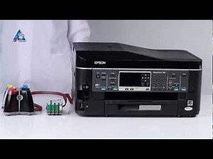 Установка СНПЧ на МФУ Epson WorkForce 545