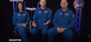 Astronauts Nick Hague, Suni Williams and Butch Wilmore speak about their time in space