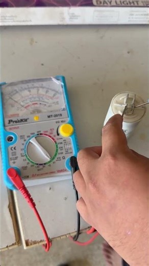 How to test an air conditioner capacitor to determine if it's good or bad.