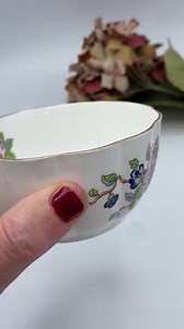 Vintage Aynsley Pembroke Bowl: Fine Bone China With Gold Rim - Etsy