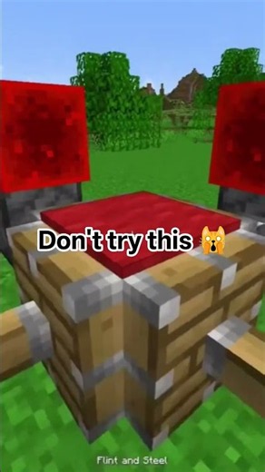 Minecraft's Most Dangerous TNT Trick! 🤯💥 #shorts