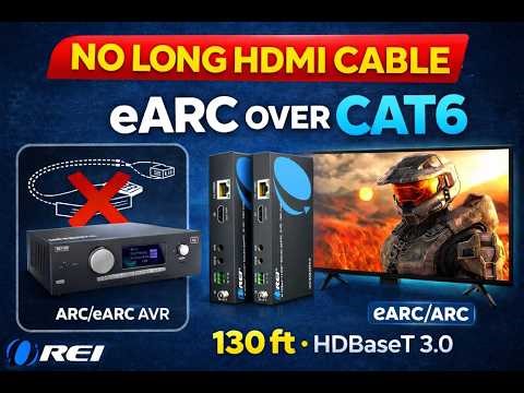 Fix ARC/eARC Audio Issues Between TV and AVR (HDBaseT 3.0 Solution)
