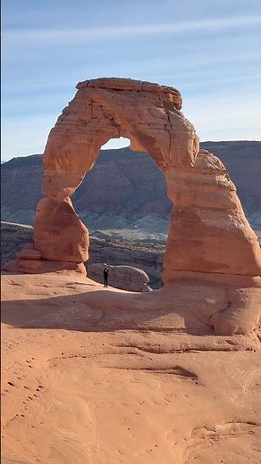 Iconic Delicate Arch in Arches National Park #shorts