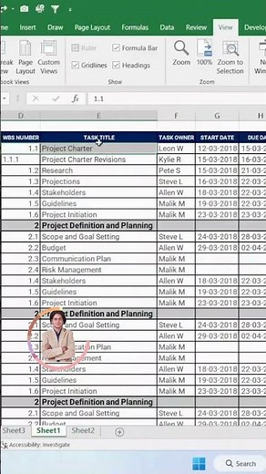 how to freeze heading in Microsoft Excel? #excel