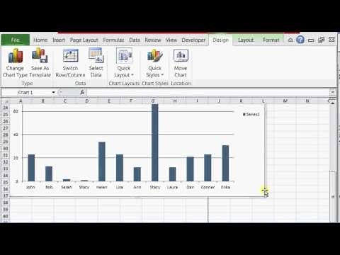 How to Make a Chart Fit in the Whole Workbook Page in Excel : Microsoft Excel Help